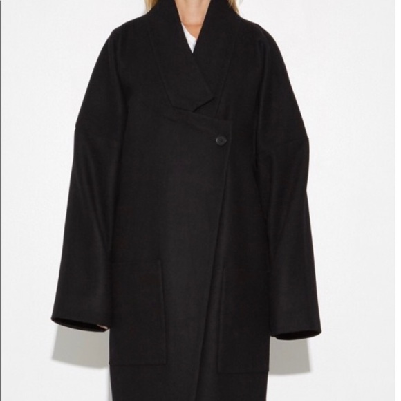 OAK NYC Dropped Lapel Coat - Picture 2 of 4